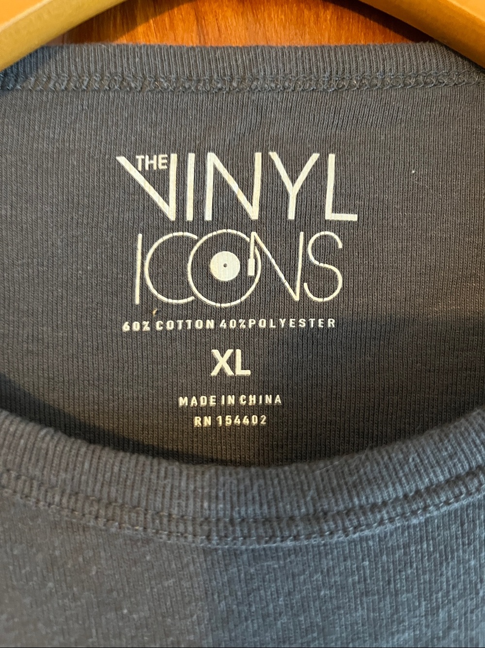 Vinyl Journey Graphic Tee in Charcoal with Multicolor Print - Picture 2 of 5